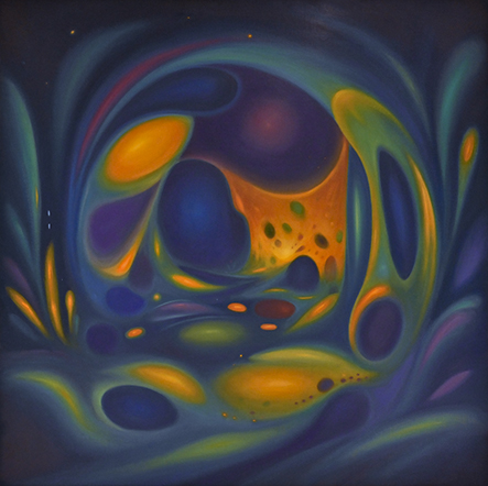 Inner Clearing, 2026. Oil on Belgian linen by Helena Revuelta. Contemporary abstract painting.